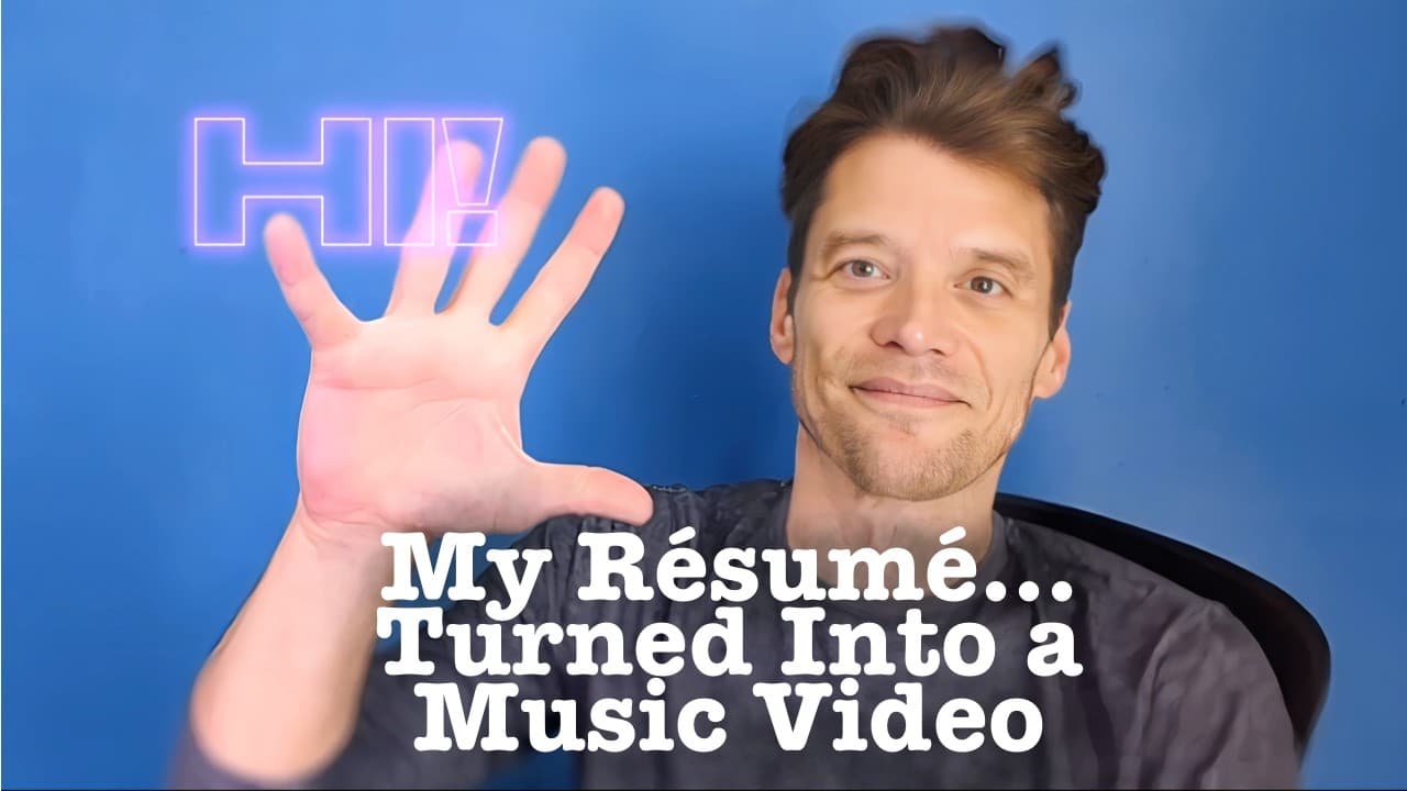 The Resume That Sings — A Career Told as a Music Video